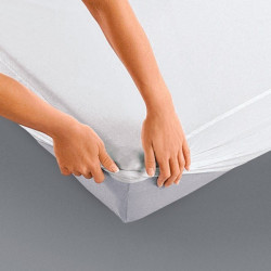 protège matelas forme drap housse 80x190 cm imperméable
