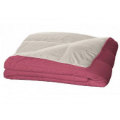 Couette Réversible Microfibre 220x240cm Bourgogne-Poivre