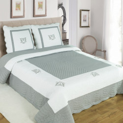 couvre-lit boutris peaceland gris