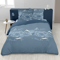 Housse de couette Nuit des Alpes dans une chambre