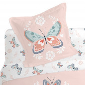 Taie d'oreiller housse de couette charmant jardin 140x200