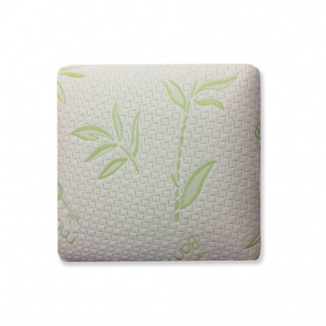 oreiller visco bambou mémoire de forme carré 60x60 cm