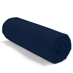Drap housse uni 100 % coton...