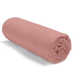 Drap housse uni 100% coton...