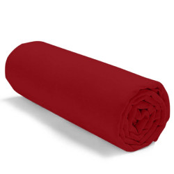 Drap housse uni 100% coton...