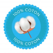 pictogramme 100% coton