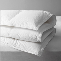 Couette été naturelle en duvet 130 gr/m² - Alpes Blanc
